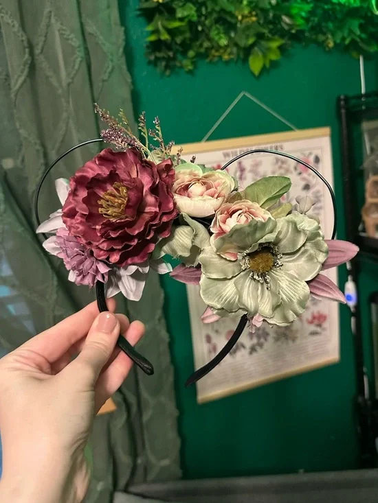 Haunted Mansion Double Sided Floral Ears - Picture 1 of 2